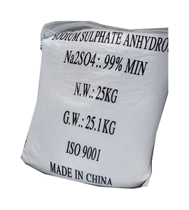 50kg túi PP chất lượng cao cấp công nghiệp Natri sunfat khan (na2so4) bột trắng tinh khiết 99% xuất hiện CAS 7757 - Product Image 1
