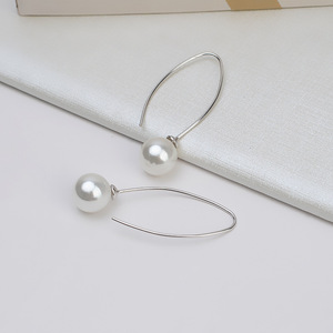 Boucles d'oreilles en argent S925 avec pampilles en forme d'éclair et 5 à 8 perles JG5275, accessoires de bijoux faits à la main dans un plateau vide pour le bricolage - Product Image 4