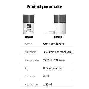 Cámara inteligente de 6L para comedero de mascotas/perros/gatos con control de alimentador temporizado por cámara por aplicación alimentador de mascotas automático - Product Image 6