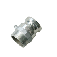Raccord rapide mâle en alliage d'aluminium de type F 200, 1,6 MPa, résistant aux acides et aux alcalis, pour tuyau d'agriculture, de chantier naval et de quai