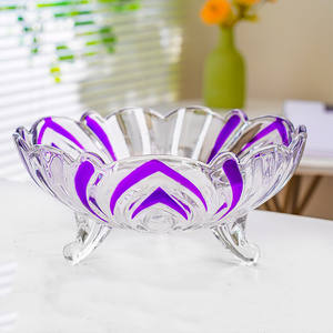 Bandeja de aperitivos de lujo con tapa, bandeja de aperitivos de película, bandeja plateada decorativa para frutas con asa - Product Image 4