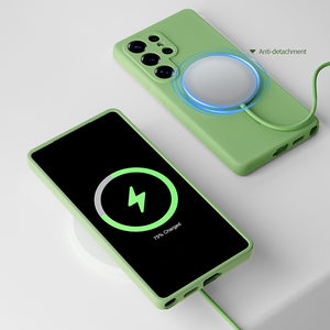 เคสซิลิโคนวงกลมบาง S046 สำหรับ Android, iPhone, Samsung, Motorola, Xiaomi, OPPO, VIVO ฝาหลังแม่เหล็ก - Product Image 6