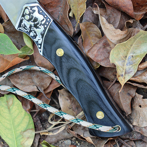 Rìu hai lưỡi đa năng, cấp công nghiệp, dùng ngoài trời, kèm bao nylon và cán gỗ, dùng cho cắm trại - Product Image 5