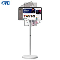 Pantalla Inteligente Android de 21.5 Pulgadas, 4GB+64GB, Monitor LCD Inteligente 1080P, Televisor Inteligente Portátil, Señalización Digital y Pantalla