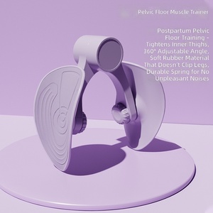 Entraîneur du <span class=keywords><strong>plancher</strong></span> <span class=keywords><strong>pelvien</strong></span> et des cuisses - Exerciceur de hanche portable antidérapant pour le yoga et la récupération post-partum - Product Image 2