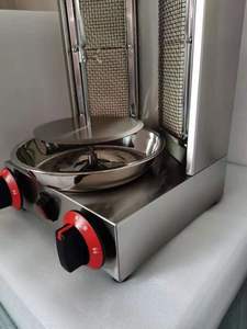 Encimera comercial LPG Mini Doner Kebab máquina ajustable 2 quemadores Mini Shawarma máquina para el hogar - Product Image 5