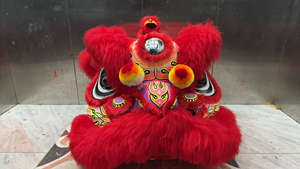 Funtoys MOQ 1 Uds danza del león chino tamaño Normal <span class=keywords><strong>dos</strong></span> <span class=keywords><strong>personas</strong></span> usando traje de baile del León <span class=keywords><strong>para</strong></span> niños fiesta de baile del león Carnaval - Product Image 4