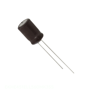 ตัวเก็บประจุแบบ Through Hole 56 uF CAP ALUM 56UF 20% 450V RADIAL TH EKHE451ELL560MK35S - Product Image 1
