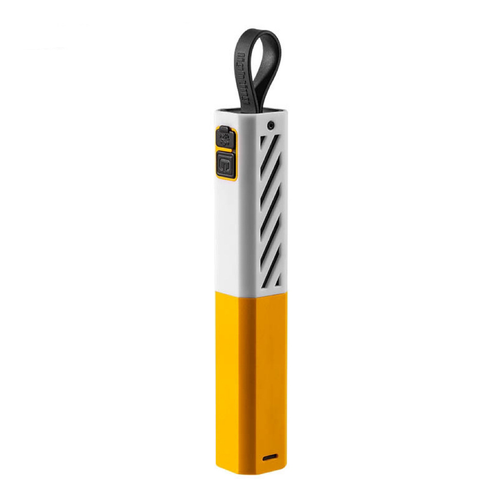 D89 short stick zoomable flashlight-yellow