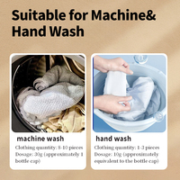 Détergent liquide écologique Joyful pour le linge, détachant pour vêtements avec 50%-80% d'ingrédients actifs