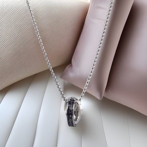 도매 패션 발렌타인 데이 쥬얼리 기념일 선물 반지 펜던트 커플 체인 목걸이 남성용 - Product Image 2