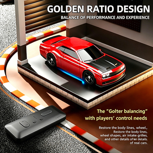 Coche de simulación a escala 1:64 con control remoto 2.4G, mini vehículo RC para niños - Product Image 4