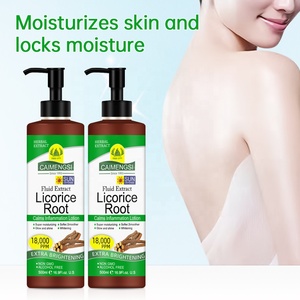 Marque privée Crème lotion organique à la réglisse Parfum hydratant durable Lotion pour le corps Éclaircissant le teint - Product Image 4