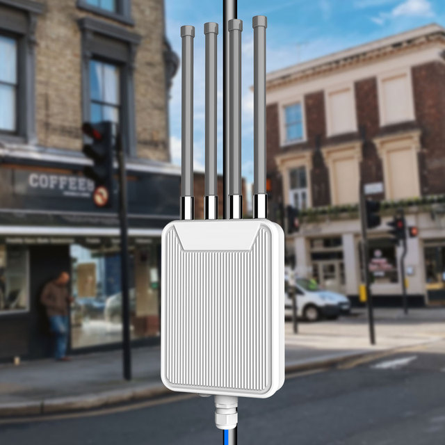 AX3000 WiFi 6 Mesh Outdoor Wifi Extender Waterproof AP Dual Band Access Point High Power Long Range Wifi Repeater