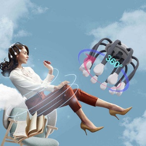 Masajeador de Cabeza Inalámbrico Recargable con Vibración de 360 Grados para Relajación de Cuerpo Completo, Circulación Sanguínea y Descompresión - Product Image 2
