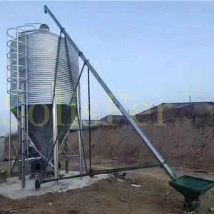 ไซโลด้านป้อนอาหารไก่หมูเลี้ยงสัตว์เลี้ยงนอกอาคารแบบจุ่มชุบสังกะสีขนาด275กรัม - Product Image 2