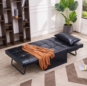 Modern Multi-functional Metal Modular Living Room Furniture Cross-Border Home Furniture Folding <strong>Single</strong> Lunch Recliner Sofa <strong>Bed</strong> - Product Image 3
