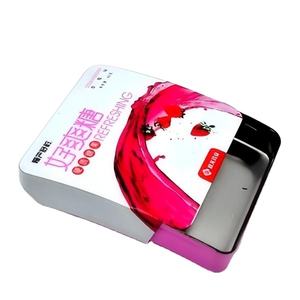 Conceptions personnalisées Boîte en fer blanc incurvée Bonbons Menthe Glissière Vente en gros d'usine - Product Image 2