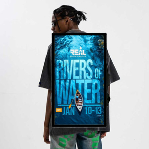 32 inch xách tay con người đi bộ <span class=keywords><strong>LCD</strong></span> Ba lô biển quảng cáo trong nhà ngoài trời Video <span class=keywords><strong>Player</strong></span> Ba lô Quảng cáo TV - Product Image 1