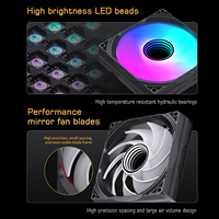 Lovingcool populaire 4 caloducs Cpu refroidisseur ventilateur 90mm Intel Cpu refroidisseur 3pin lumière interne Cpu ventilateur de refroidissement Rgb