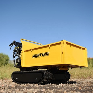 AUSTTER 500KG piste en caoutchouc automotrice Mini transporteur Dumper puissance hydraulique <span class=keywords><strong>brouette</strong></span> chenillée Mini Dumper - Product Image 1