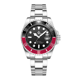 Montre pour homme en acier inoxydable, étanche, montre de sport, lunette rotative, calendrier, montre minimaliste pour homme - Product Image 6