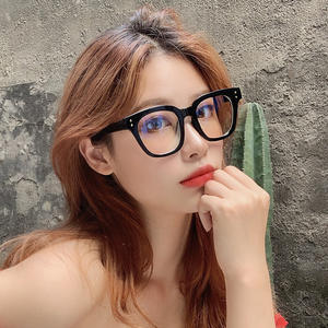 Nuevas Monturas de Gafas Cuadradas para Mujer con Doble Remache, Lentes de PC con Protección Anti Luz Azul, Montura Completa, Hechas en Taizhou S3 6810 - Product Image 4