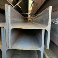 Viga de acero galvanizado de columna universal de inmersión en caliente de sección H estándar para poste de muro de contención