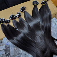Lots de Cheveux Humains Vierges Bruts Alignés avec les Cuticules, Qualité 10A, Lisses Comme des Baguettes, Extensions de Cheveux Vietnamiens pour Femmes Noires - Vente en Gros