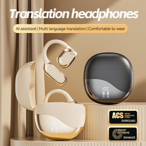 Auriculares de Traducción Bidireccional con IA M62 Actualizados 2026, Auriculares Deportivos OWS con Gancho para la Oreja, Perfectos para Viajes y Negocios - Product Image 4