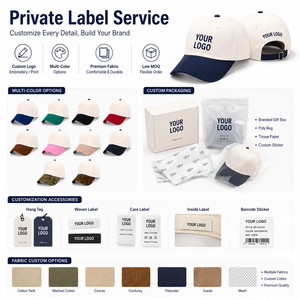 Custom Logo 6-Panel Baseball Cap Structured Fit Contrast Visor Camo Leopard Premium Cotton Wholesale Adjustable <b>Sun</b> <b>Hat</b> - Product Image 5
