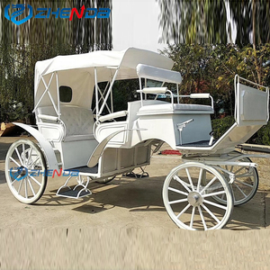 Popular Carruaje Eléctrico Clásico Real Blanco para Turismo/Vehículo Eléctrico de Viaje, Carrozas de Caballos en Venta - Product Image 4