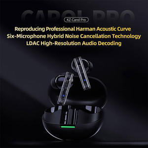 <span class=keywords><strong>KZ</strong></span> Carol Pro Écouteurs sans fil BT Bruit actif Reudtcion Six microphones HiFi DSP Double Bass Stereo Sound Music Sports Earbuds - Product Image 5