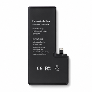 Batería de Repuesto para iPhone 12, 13, 14, 15, 16 Pro Max, Sin Mensaje de Parte Desconocida, Indicador de Salud del 100%, Cobalto Puro, Venta al Por Mayor - Product Image 1