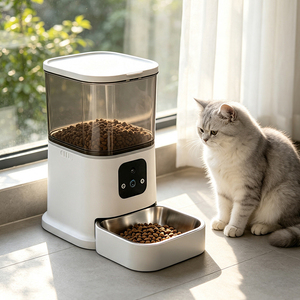 Automatic Pet Feeder With <b>Camera</b> Alimentador Automático Pet Automatic Feeder HD Real-time Video Monitoring Device - Product Image 1