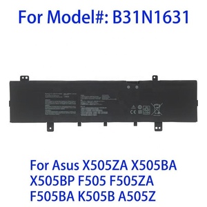 Batterie d'ordinateur portable B31N1631 pour <span class=keywords><strong>Asus</strong></span> <span class=keywords><strong>VivoBook</strong></span> <span class=keywords><strong>15</strong></span> X505ZA X505BA X505BP F505 F505ZA F505BA X505ZA-BQ012T X505BA-1A - Product Image 2