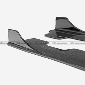 Jupes latérales Genesis G70 Shooting Brake 2022, design Stanceworkz Hyperblade, finition en tissage sergé 3K - Product Image 4