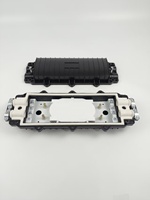 24-144 Cores Horizontal Type Fiber Optic Splice Closure 2 in 2 Out Outdoor Waterproof OEM for FTTH Network