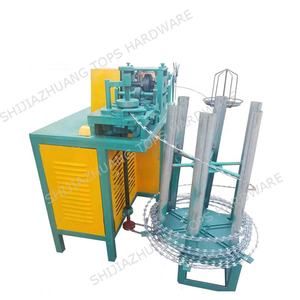 Hoge snelheid, eenvoudig te bedienen automatische machine voor het maken van prikkeldraadgaashekwerk, gebruikt voor het bovenste gedeelte van muren tegen klimmen. - Product Image 6