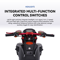 Scooter électrique JOYKIE 72V 30AH 3000W, moteur roue arrière, cyclomoteur urbain pour adultes avec freins à disque