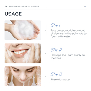 Nettoyant Visage Apaisant Réparateur Peau Acnéique 100g Nettoyage en Profondeur LAIKOU 7X Céramide Réparation Barrière Cutanée - Product Image 6