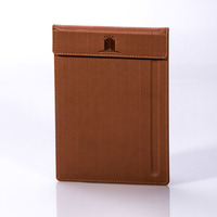 En gros Personnalisé En Cuir Bill Dossier A4 Dossier Bloc-Notes Hôtel Menu Dossier Couverture Étui En Cuir