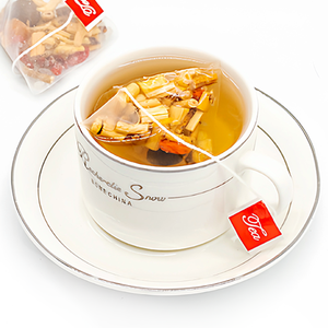 Thé Détoxifiant Apaisant pour la Gorge - Mélange de Feuilles de Loquat, Orange <span class=keywords><strong>Rouge</strong></span> et Luo Han Guo avec Chrysanthème, Réglisse et Chèvrefeuille - Product Image 5