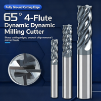 Fraise à dégrossir dynamique hélicoïdale 65 en carbure monobloc pour l'usinage CNC de l'acier dur – Outil de coupe pour atelier