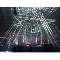 Sistema de Techo para Cabina de DJ ICTC SN500x500 Usado, Estructura de Iluminación de Aleación de Aluminio, Soporte de Truss Plegable, Ligero y Portátil para Escenario