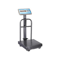 Báscula Digital para Paquetería Veidt TCS de Alta Resistencia, 150 kg/300 kg, con Pantalla LCD y Barra Protectora, Personalizable OEM