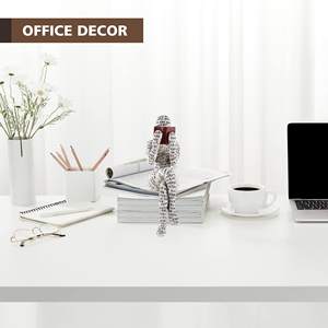 المرأة اللبية التي تقرأ الكتاب، نمط التأمل المنزلي، تمثال مجسم مجسم مجسم مجسّم لنمط المنزل الحديث - Product Image 6