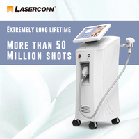 Machine portative d'épilation de laser de triple diode Laser stationnaire de glace de style-diode