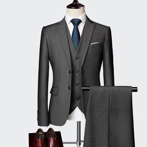 <span class=keywords><strong>Costume</strong></span> élégant pour <span class=keywords><strong>homme</strong></span> à deux boutons, trois pièces, veste + <span class=keywords><strong>gilet</strong></span> + pantalon, <span class=keywords><strong>costume</strong></span> de bureau, <span class=keywords><strong>costume</strong></span> de marié, robe de mariage, <span class=keywords><strong>costume</strong></span> uni - Product Image 2
