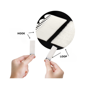 Có thể tháo rời thiệt hại miễn phí Nylon Polyester tự dính móc và vòng lặp vá Strips cho Diy & trang trí nội thất - Product Image 1